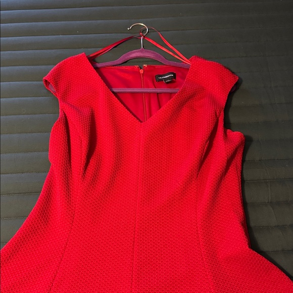 Liz Claiborne Red Midi Dress - Picture 5 of 5